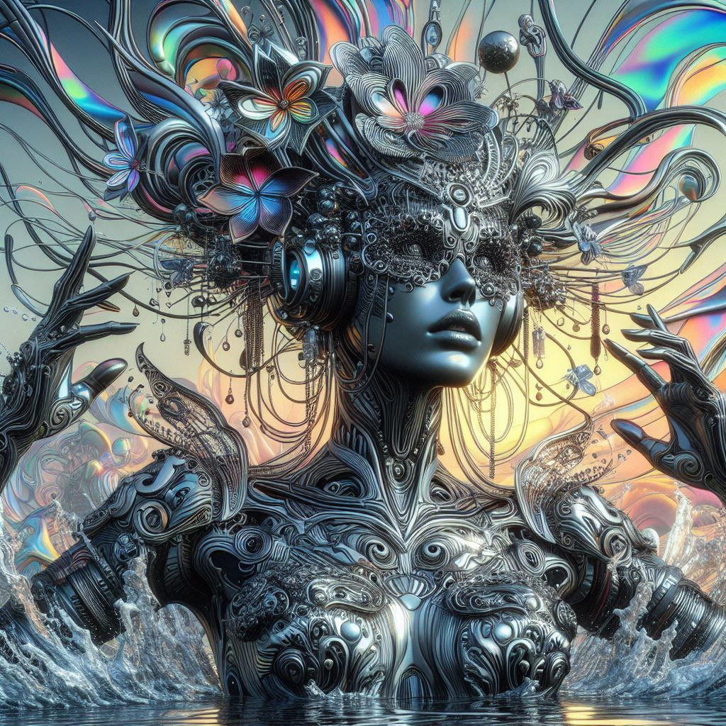 Pastel and Metallics - portrait