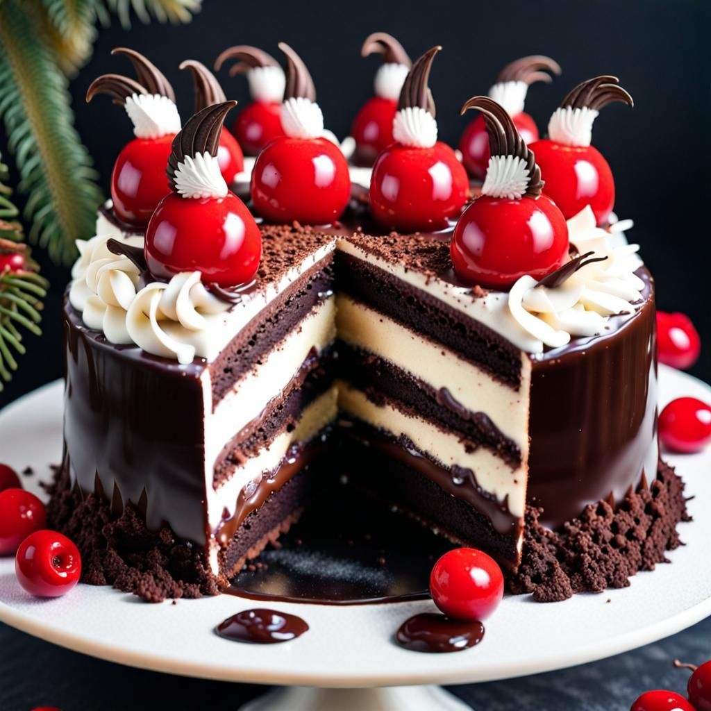 Black Forest Gateaux  by @Wolf Parsnip