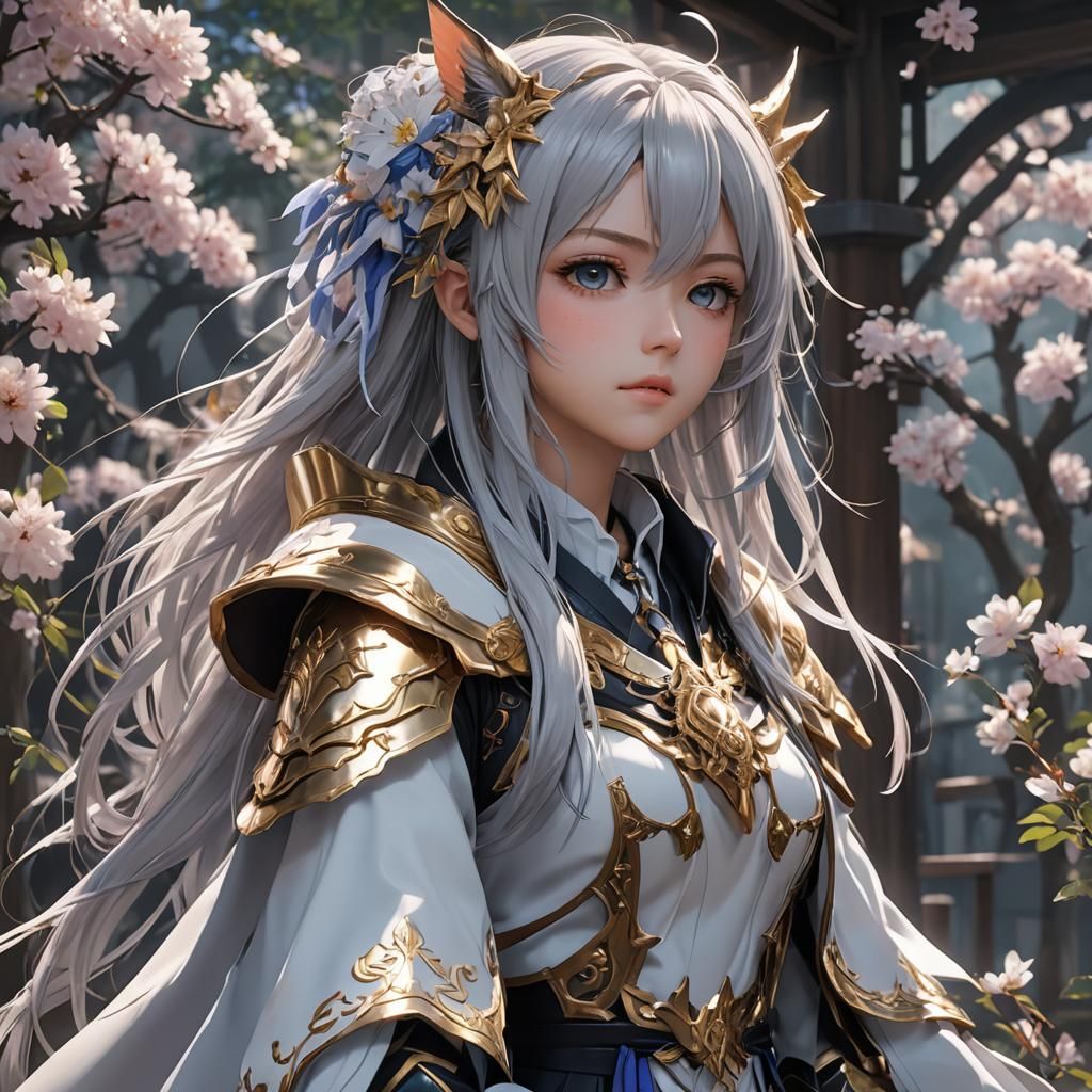 Anime Style Couple Kissing in Detailed 3D