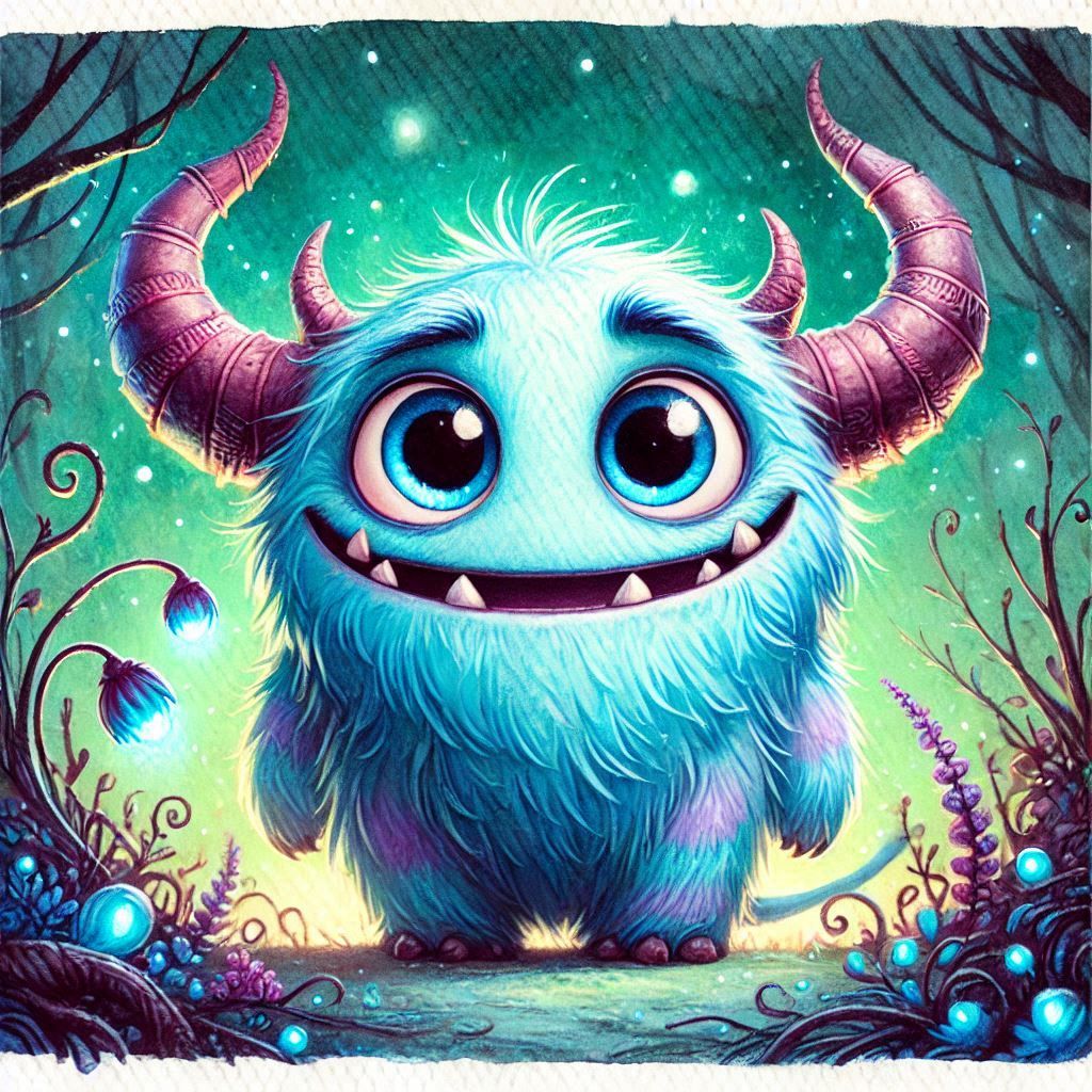 adorable fairy-tale fantasy creature portrait..