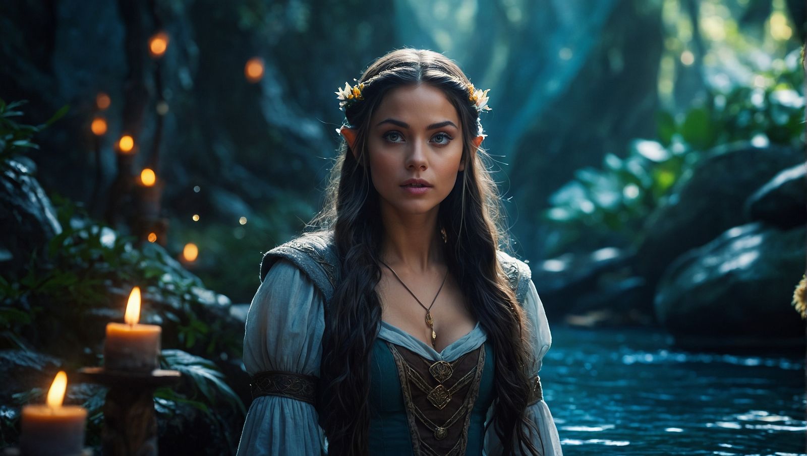 An elf along the river