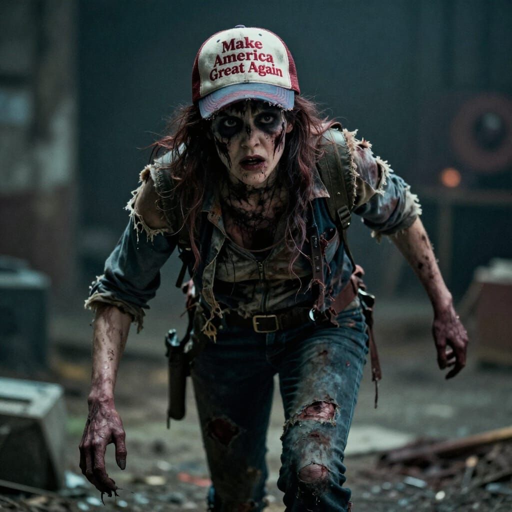 female MAGA Zombie