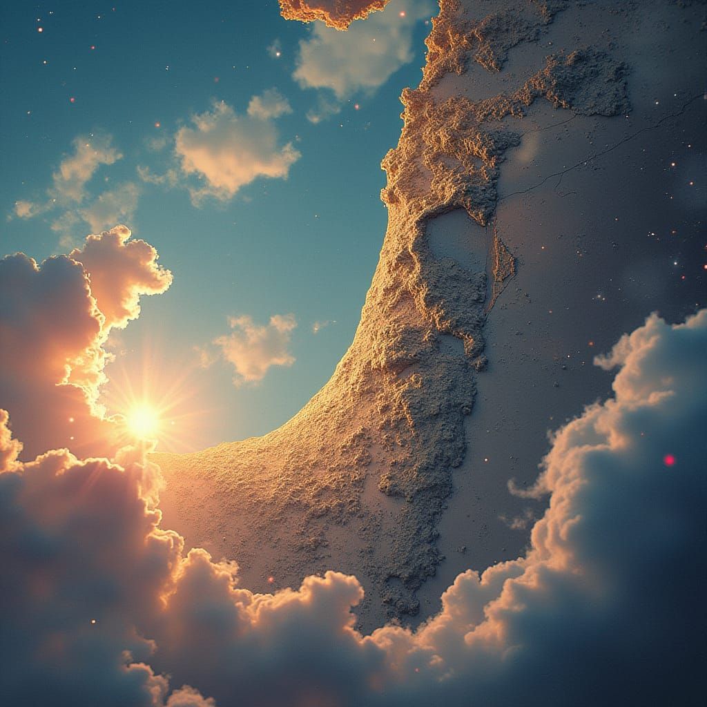 Create a Video depicting the map of the State of Israel gradually collapsing into itself, resembling the process of a st...