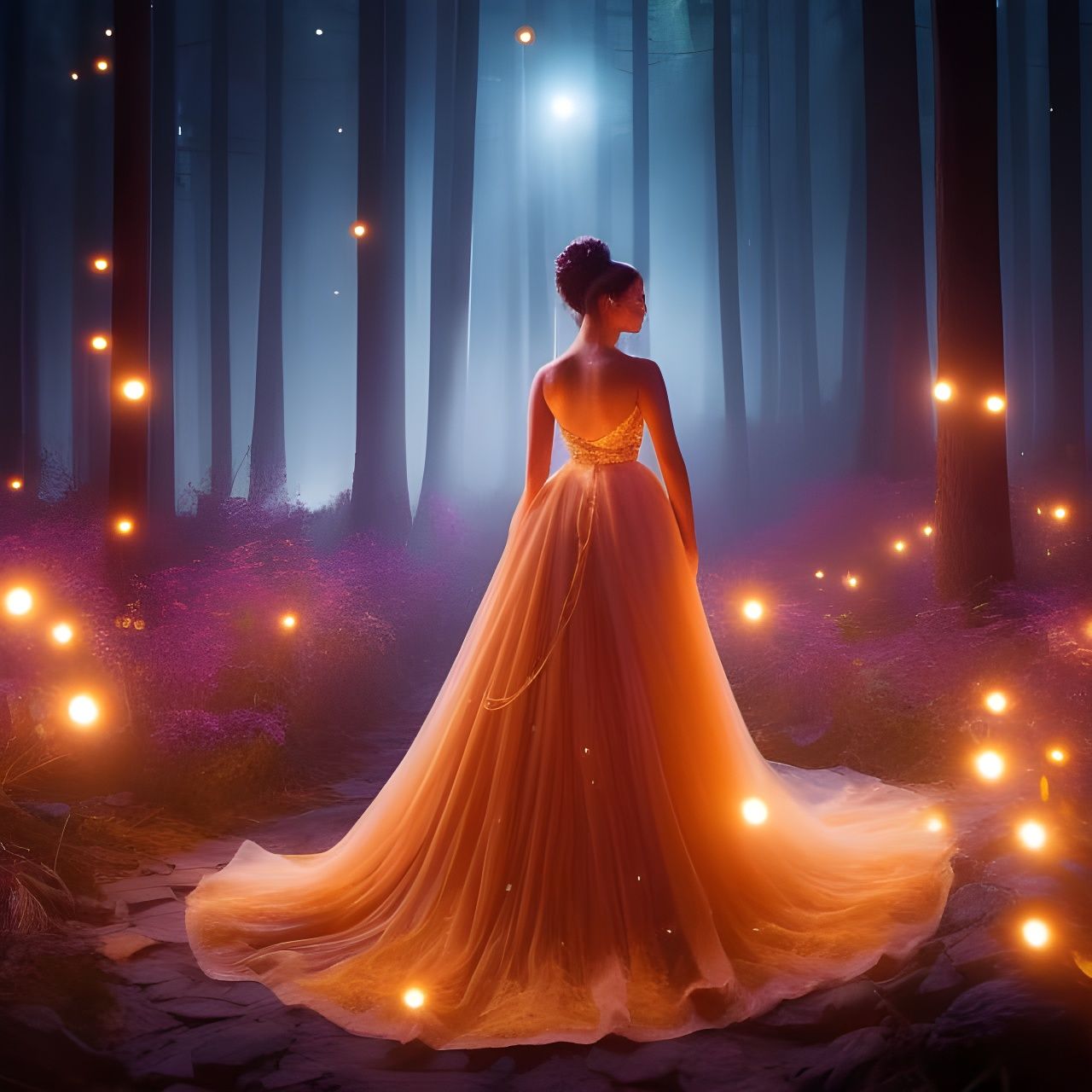 Romantic Night In The Forest AI Generated Artwork NightCafe Creator the-25-best-romantic-night-ideas-on-pinterest-romantic-ideas