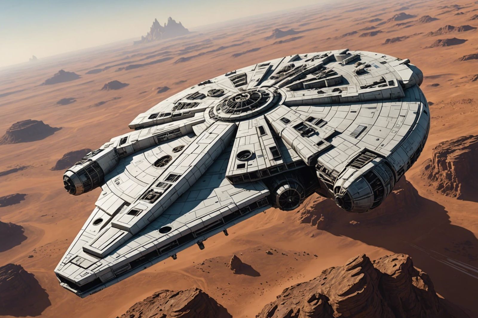 Millennium Falcon  by @Pez