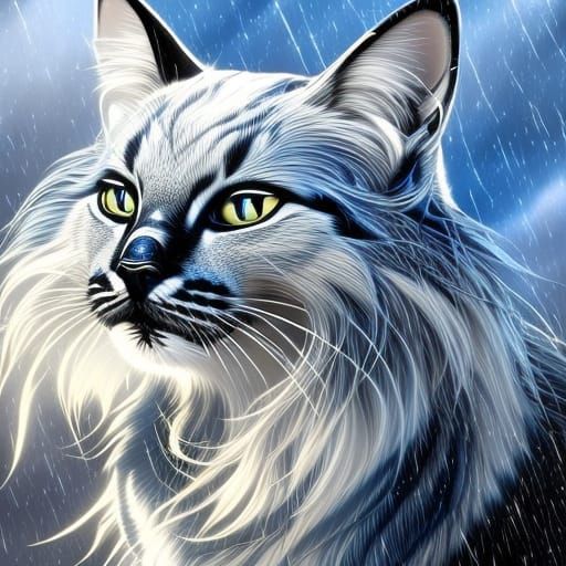 Rain Cat - Ai Generated Artwork - Nightcafe Creator