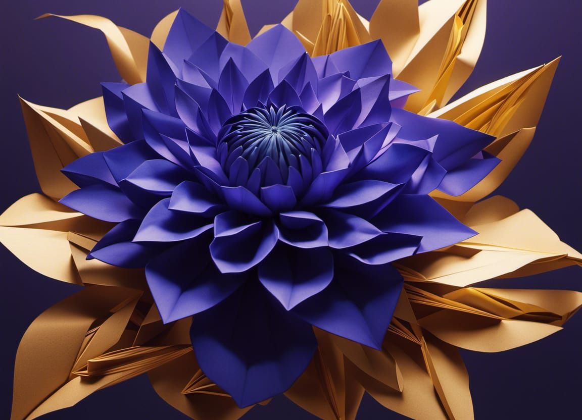 Origami Dahlia