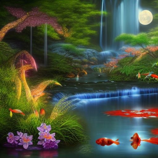 Koi pond