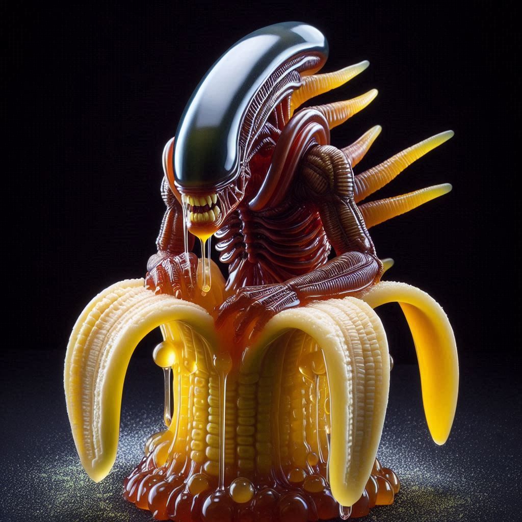 Jellymorph and banana