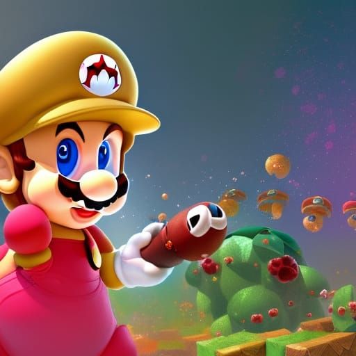 Super Mario L S D 😂 - AI Generated Artwork - NightCafe Creator