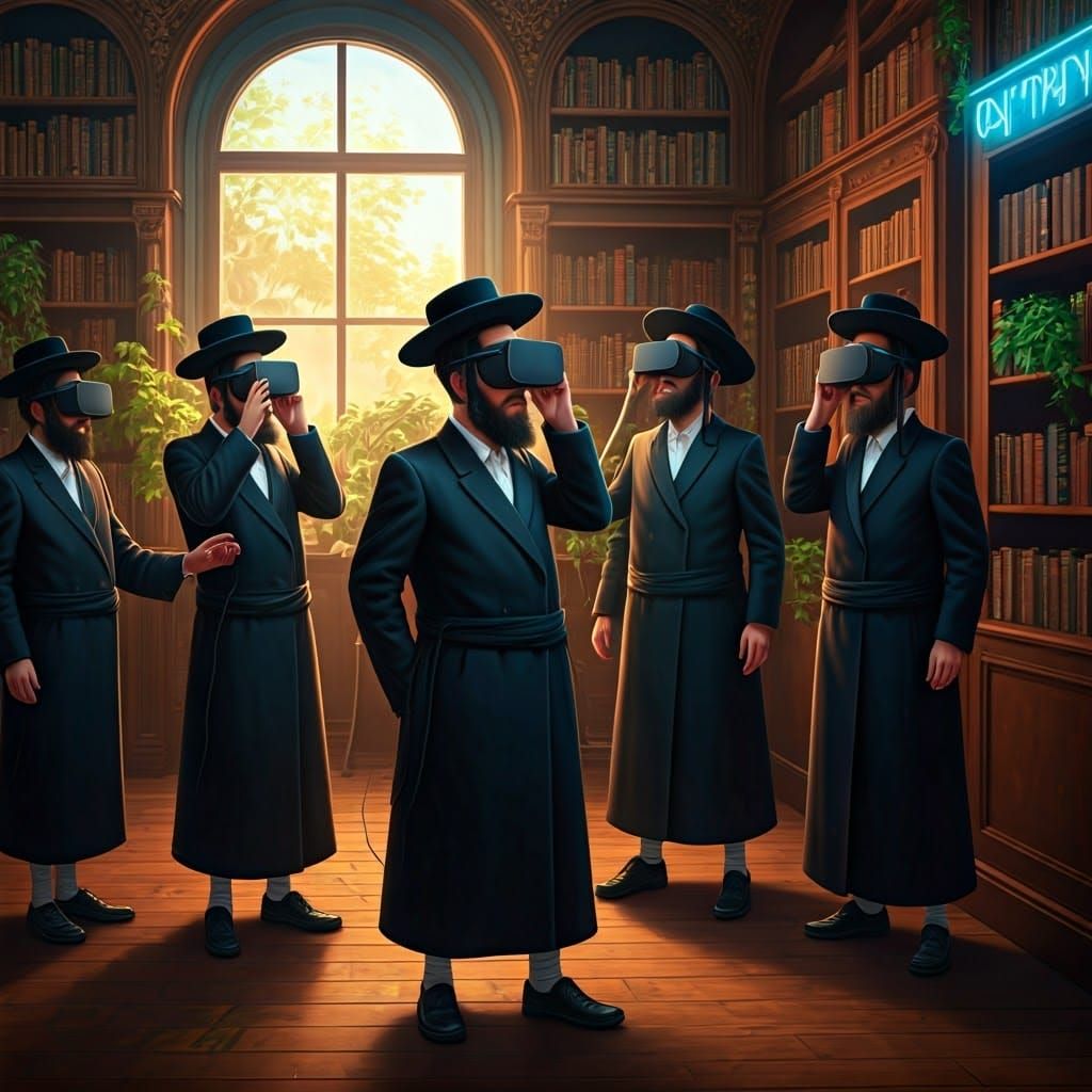 Hasidim in Virtual Reality, a Fusion of Tradition and Innova...