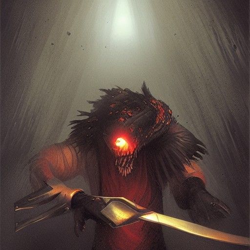 One two! One two! And through and through
The vorpal blade w...