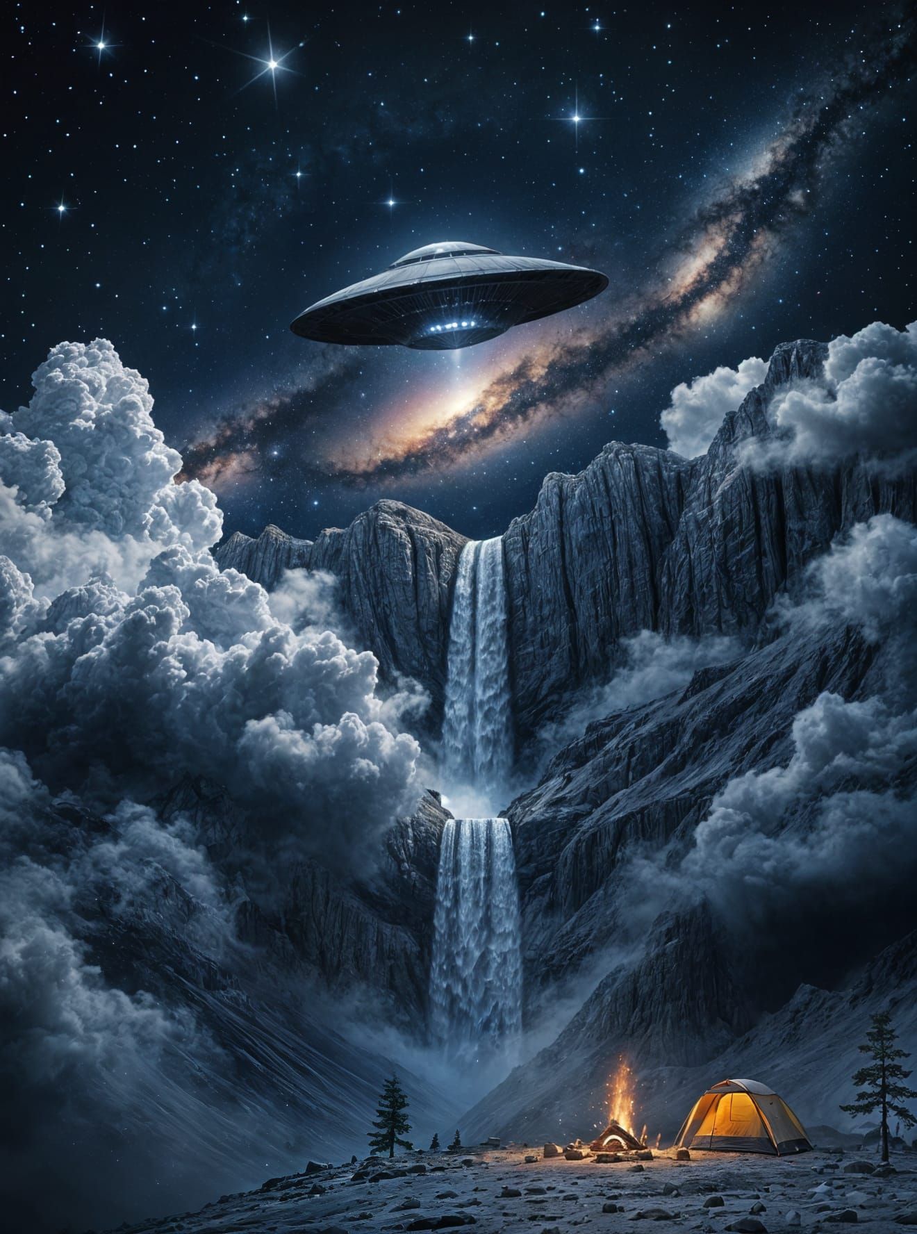 Close encounters...  by @new2ai