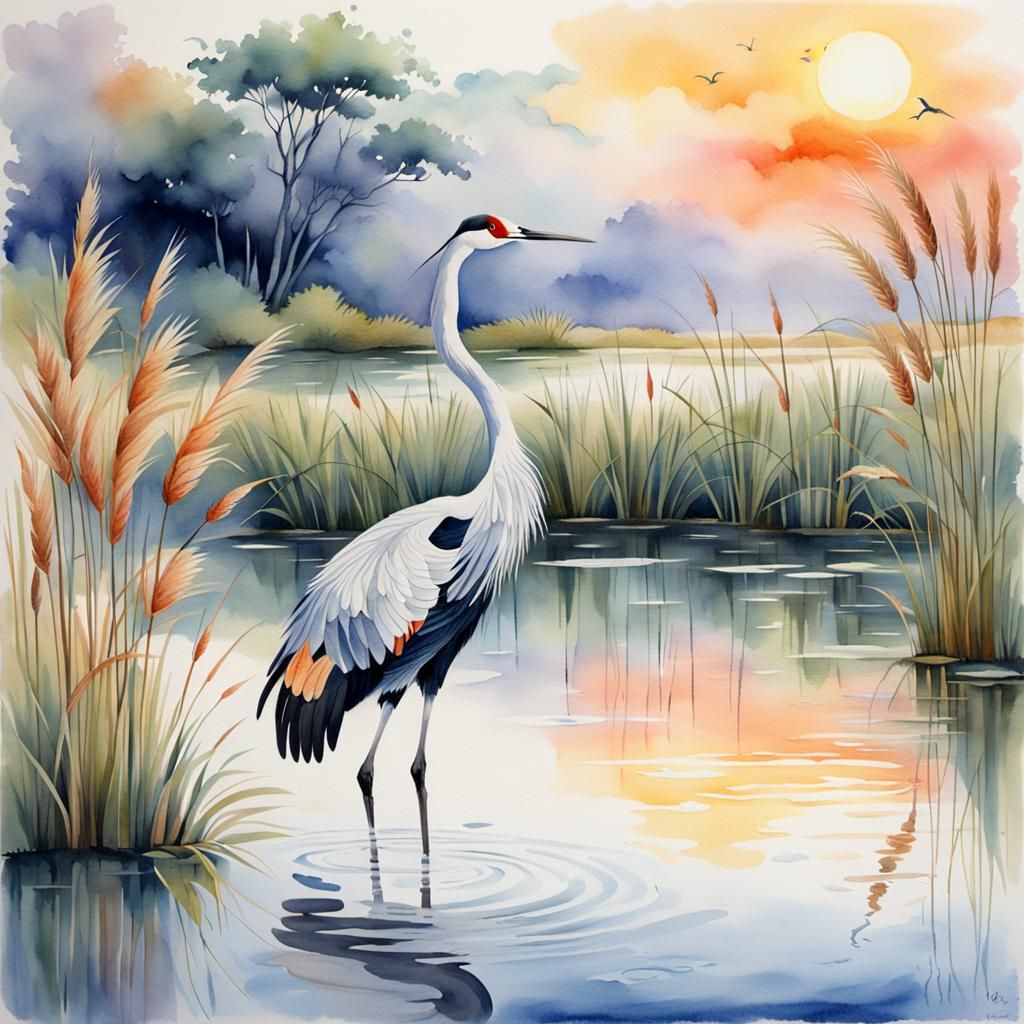 Beautiful Watercolour Ctane  by @Tekmort