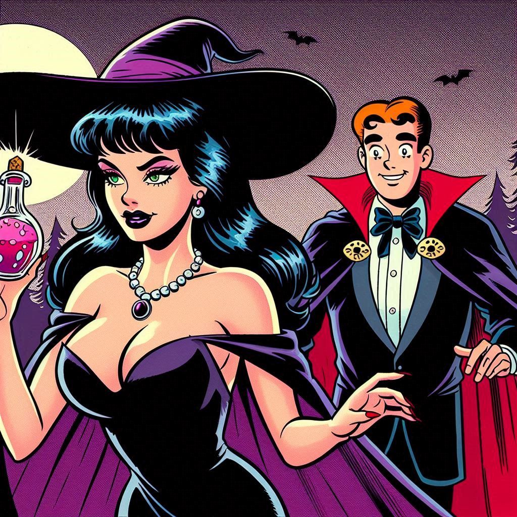 Archie and Witch Veronica Love Potion