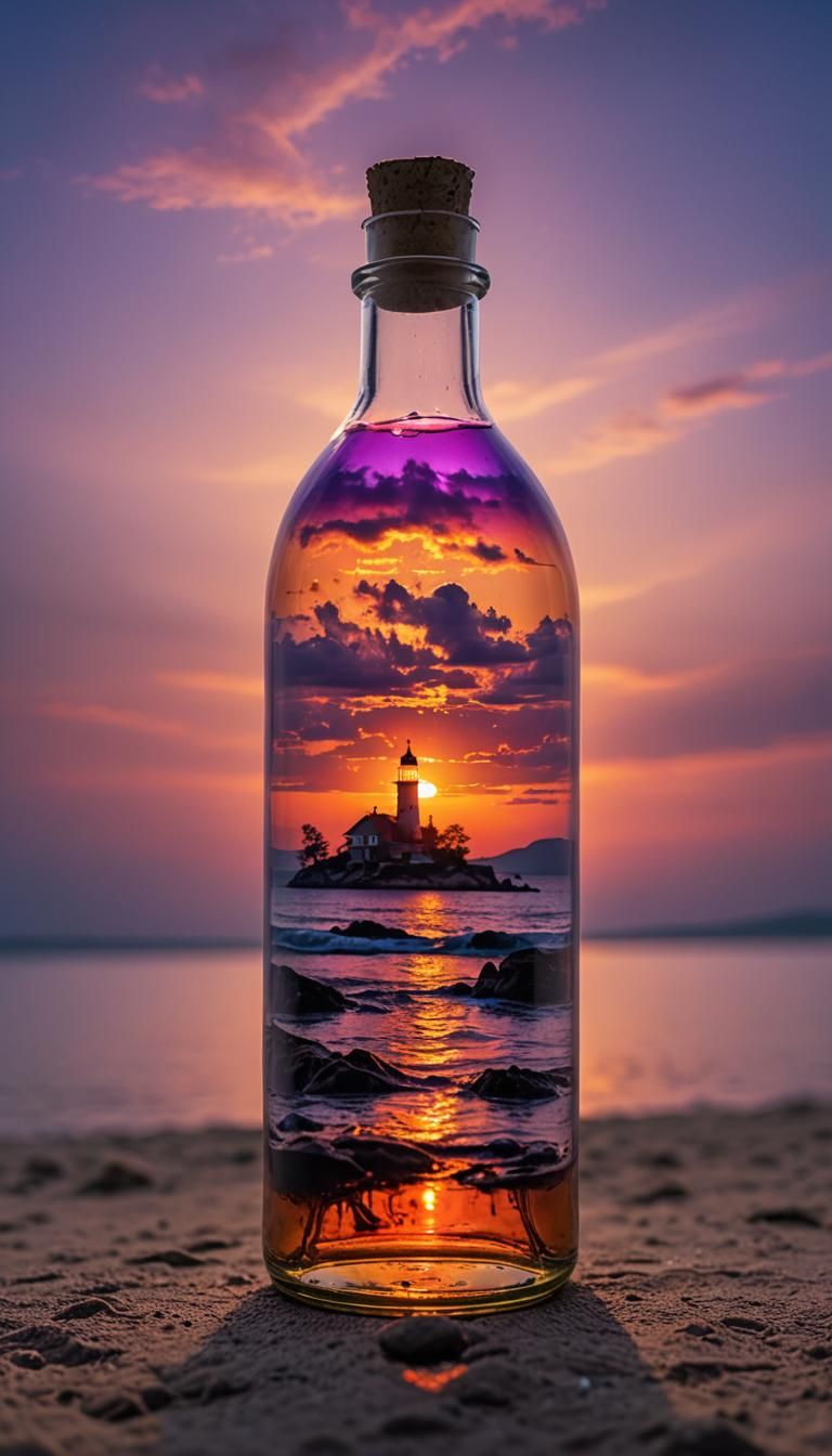 Sunset in A Bottle