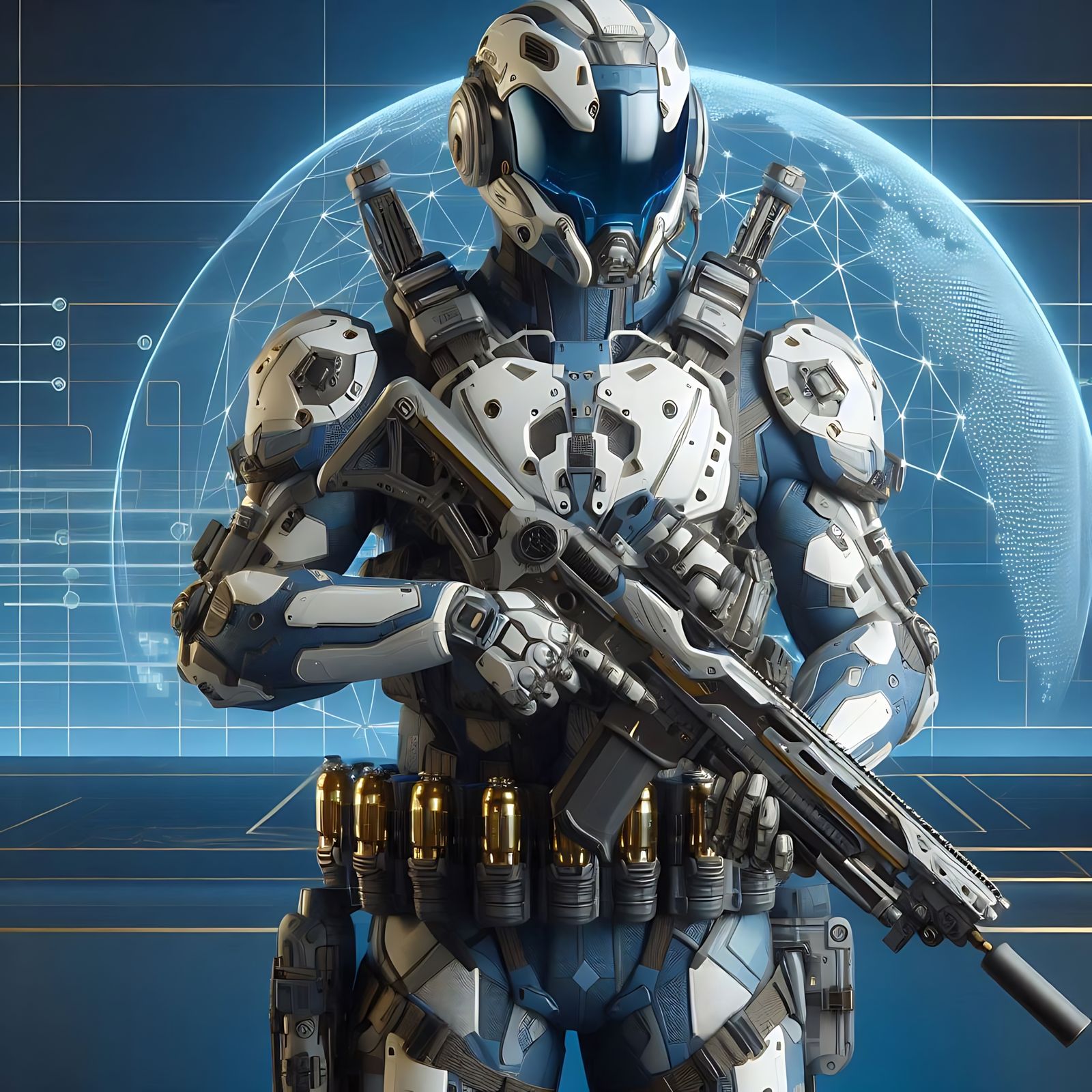 Regular soldier from AFN