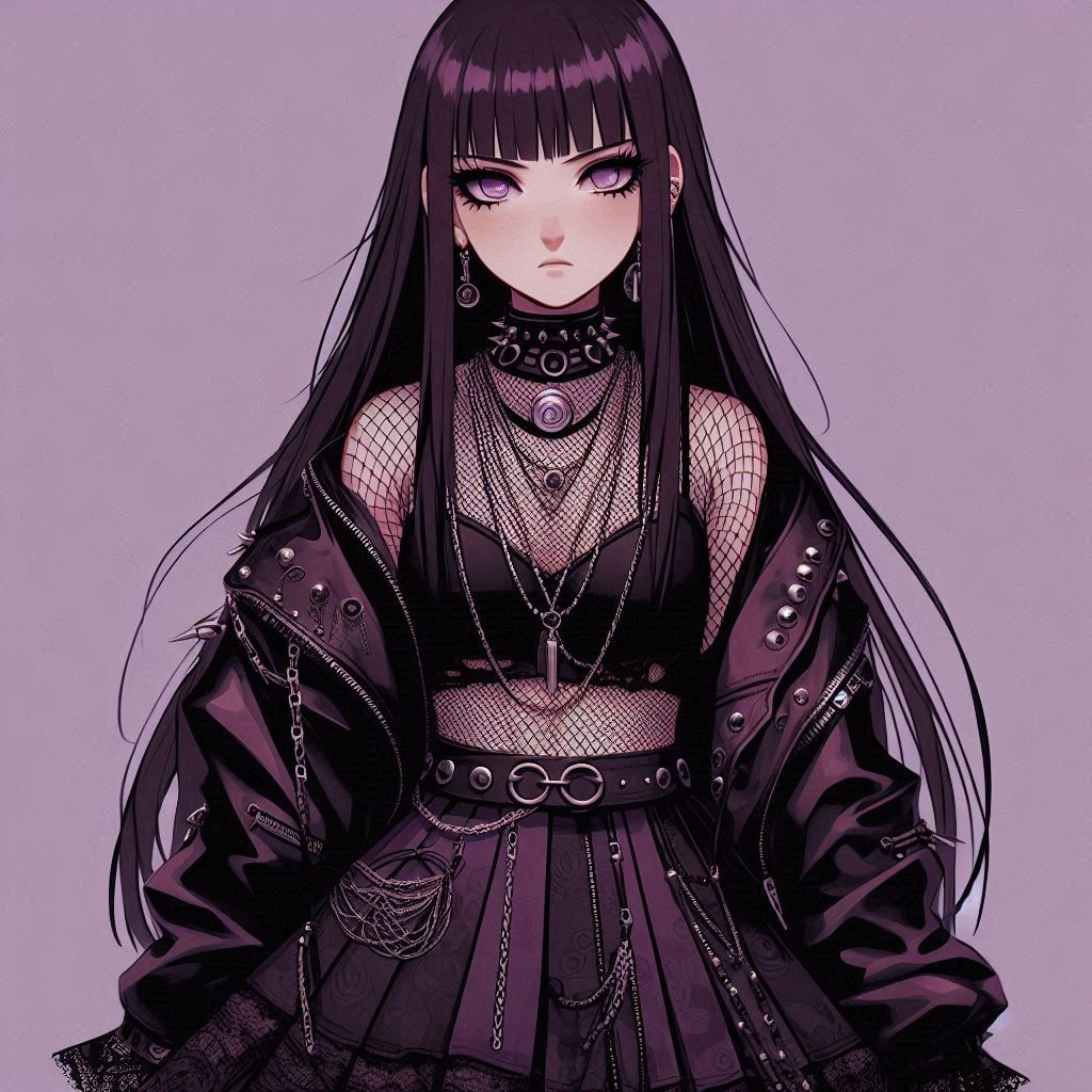 Hinata Hyuga ( Goth Punk )