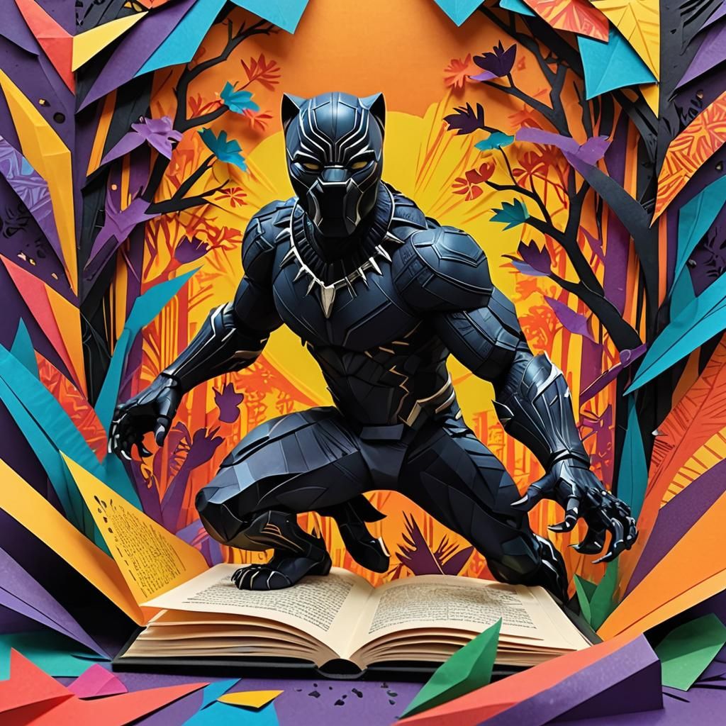 Pop up black panther