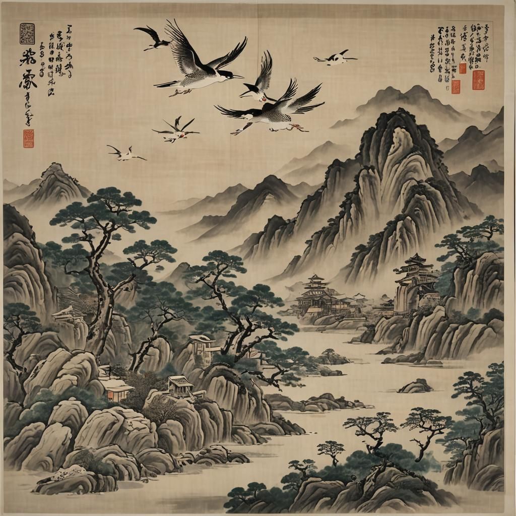 Surreal Landscape Inspired by Salvador Dali's Style