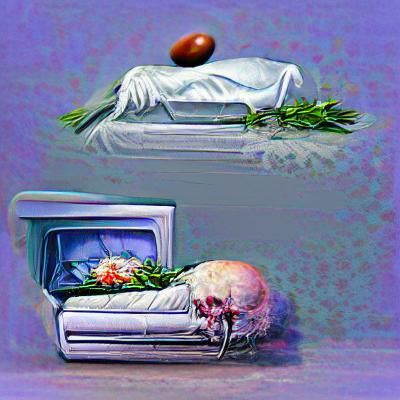 the deceased living