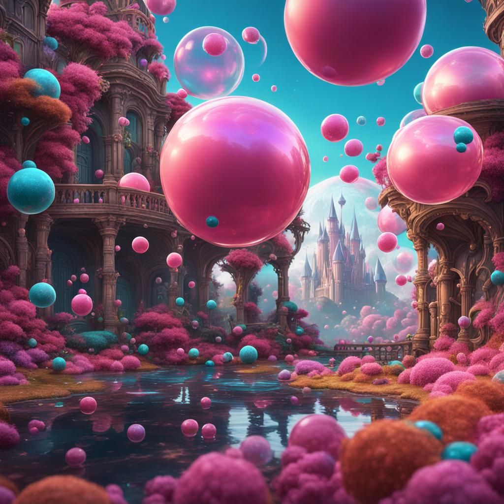 Bubblegum bubbles and fairies 