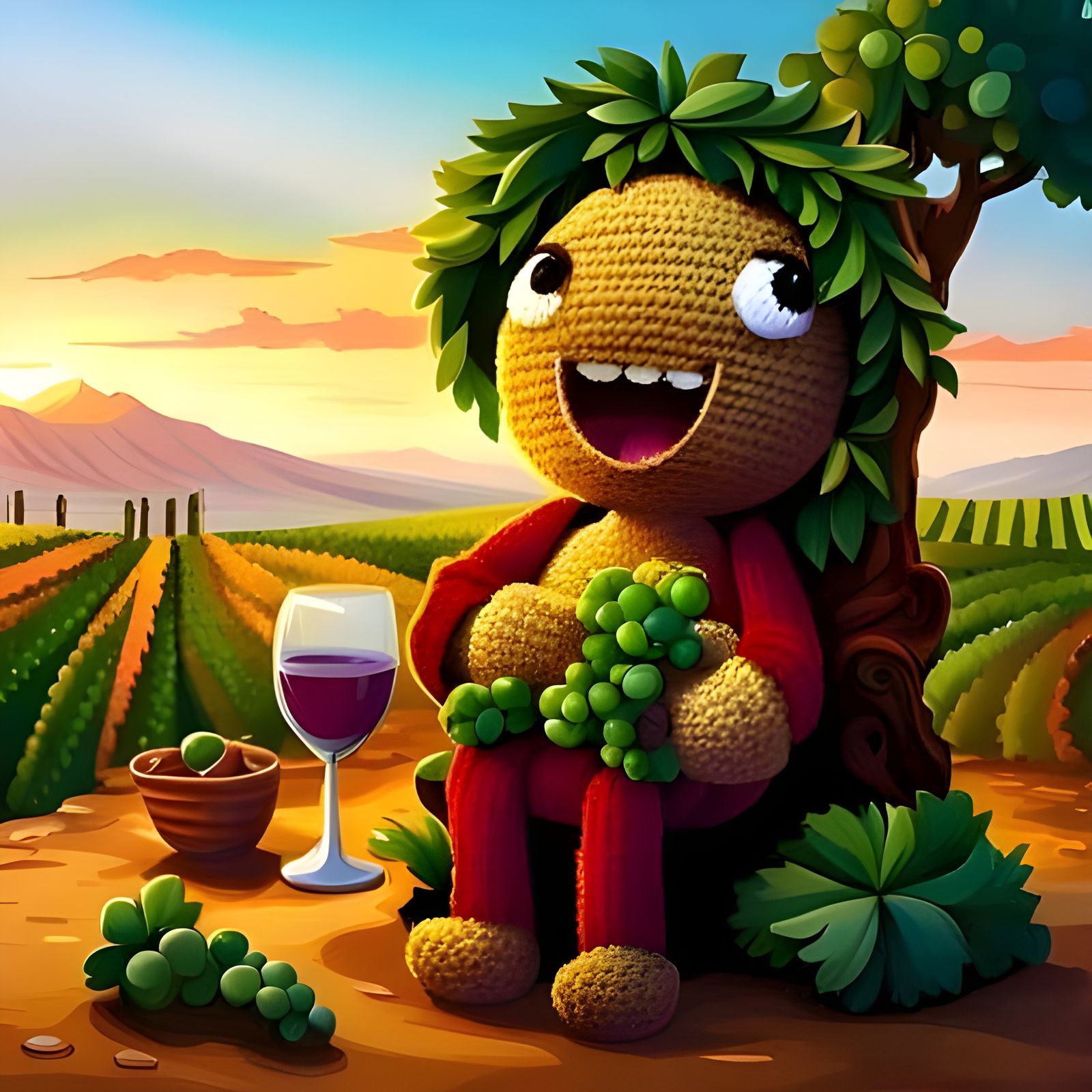 Dionysus an ancient Greek Wine Lover  by @SirHeckerich