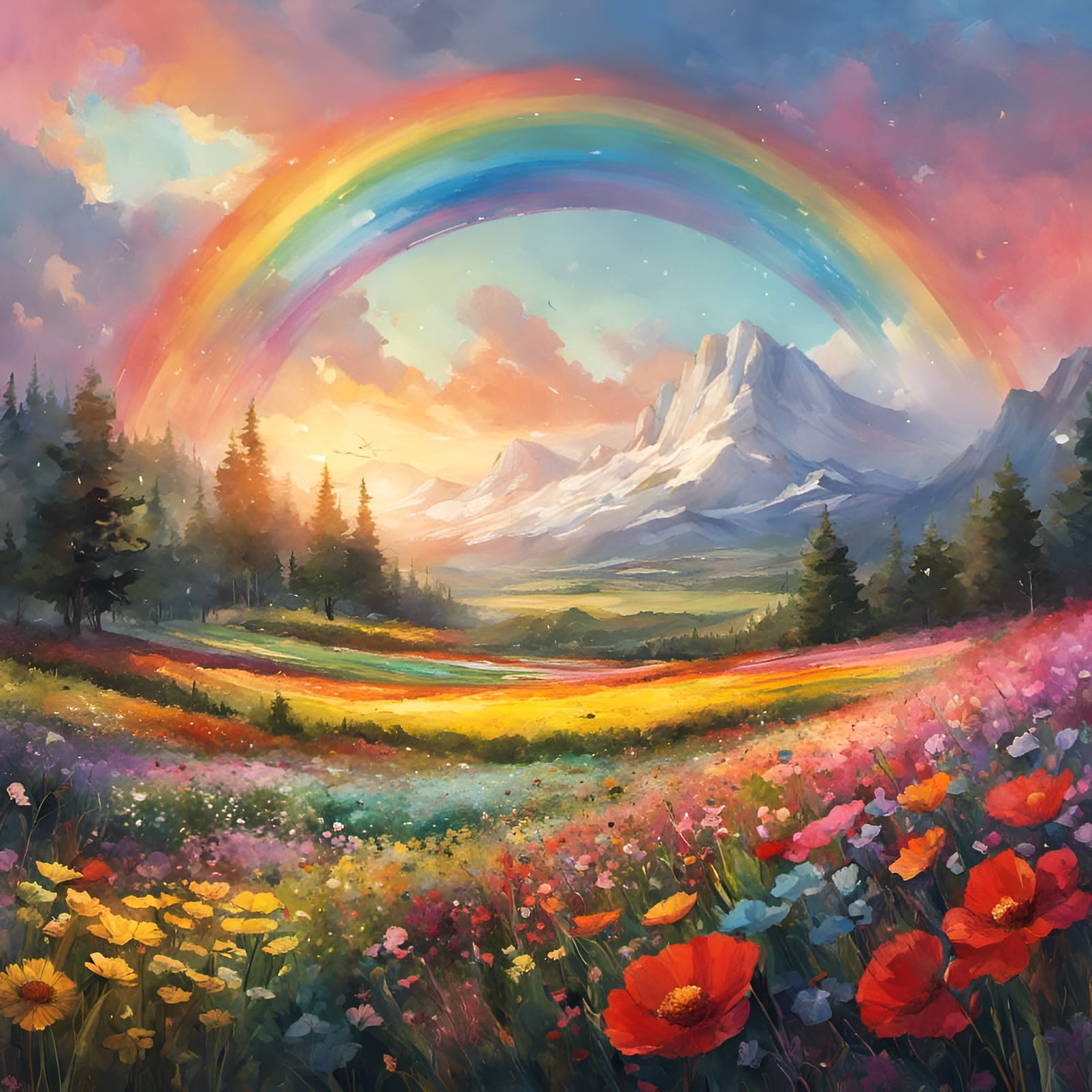 Rainbow  by @Rosie