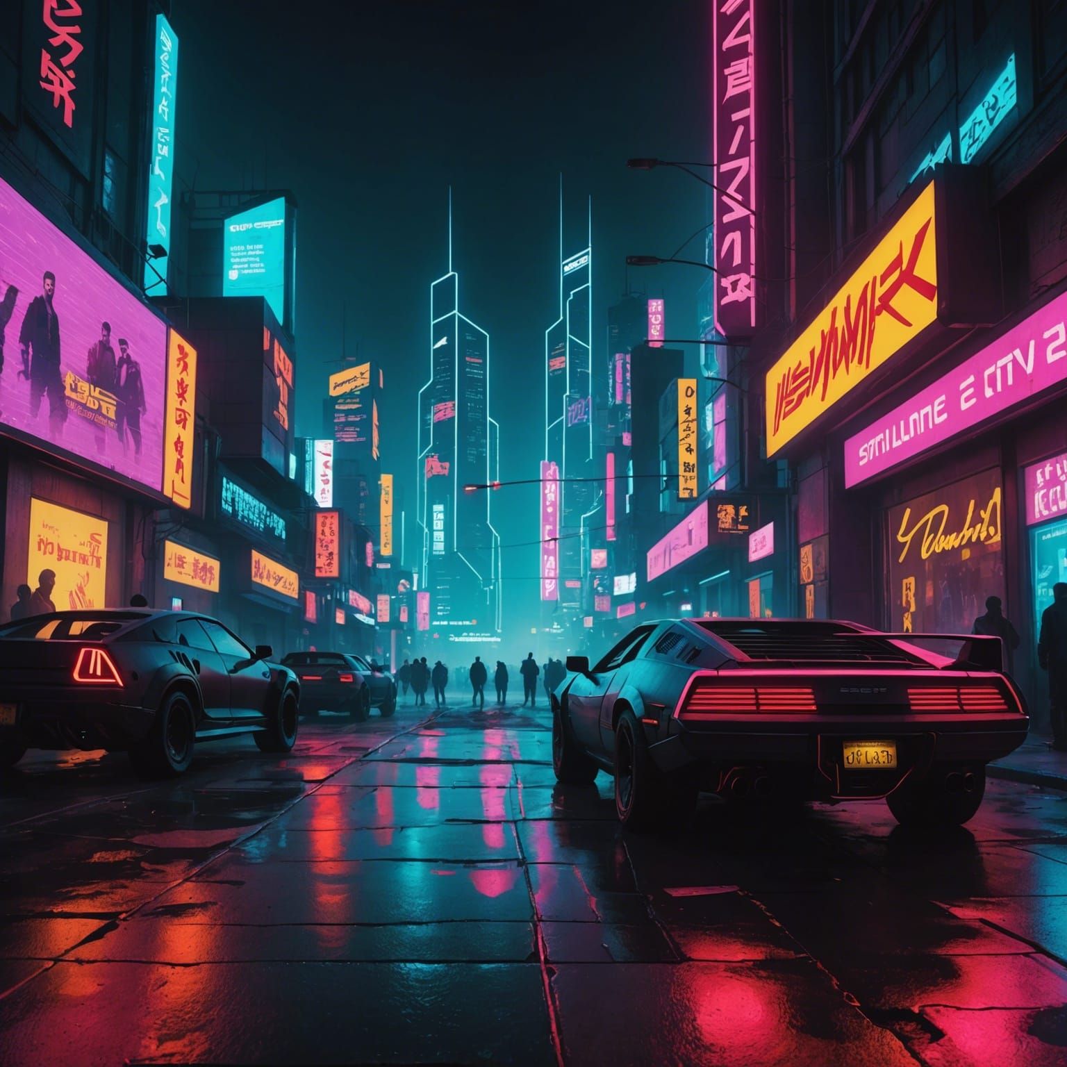 Hell is a neon city