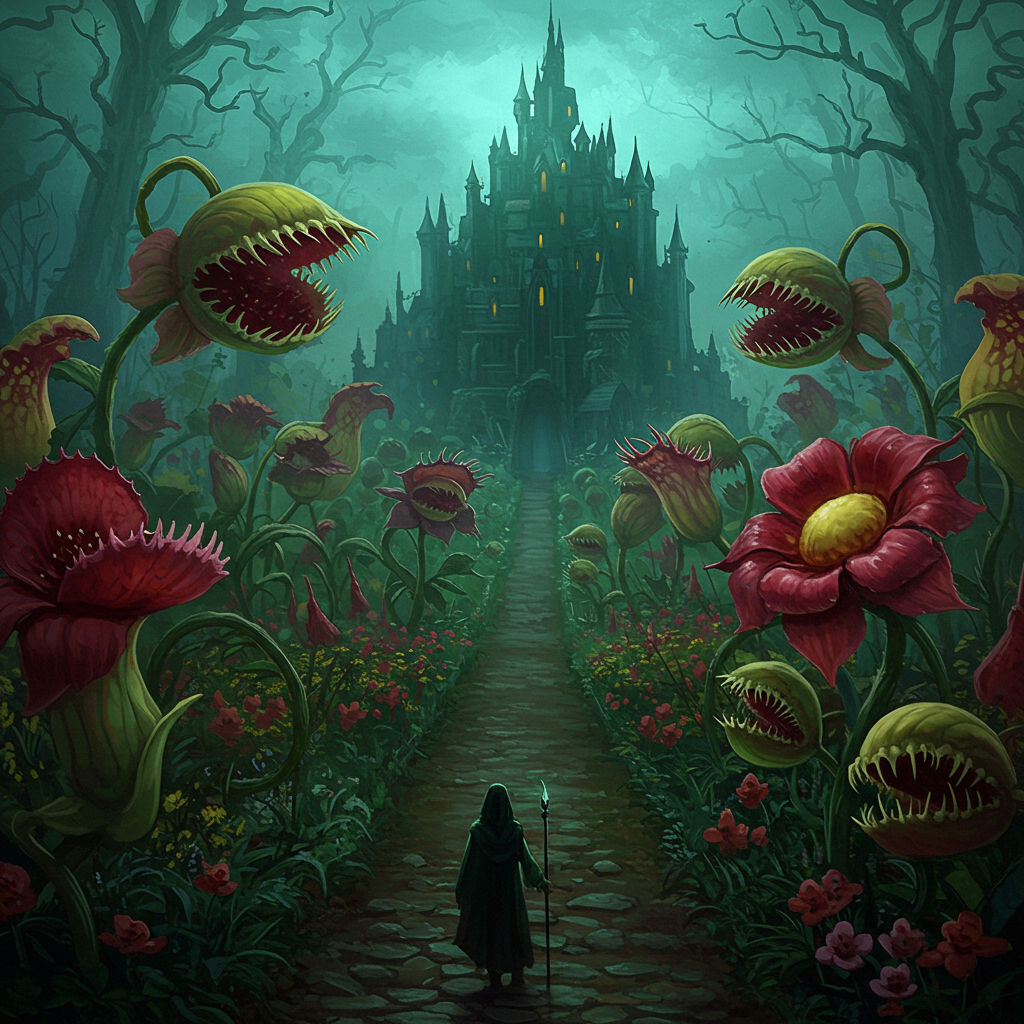 Creepy Garden  by @Junior