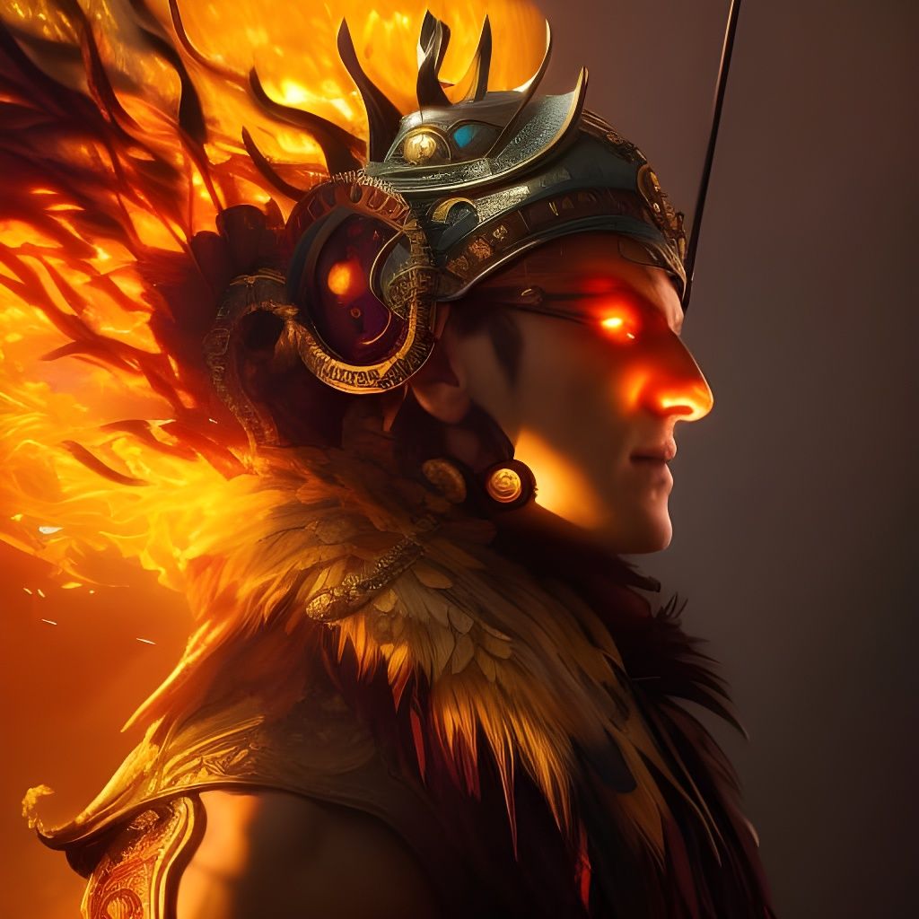 Fire God AI Generated Artwork NightCafe Creator fire-god-ai-generated-artwork-nightcafe-creator