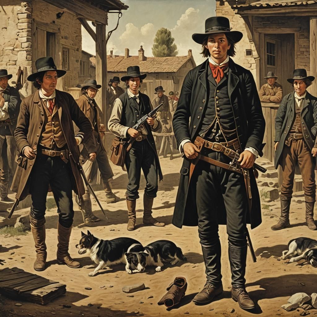 A day in the life of Billy the kid in the old west
