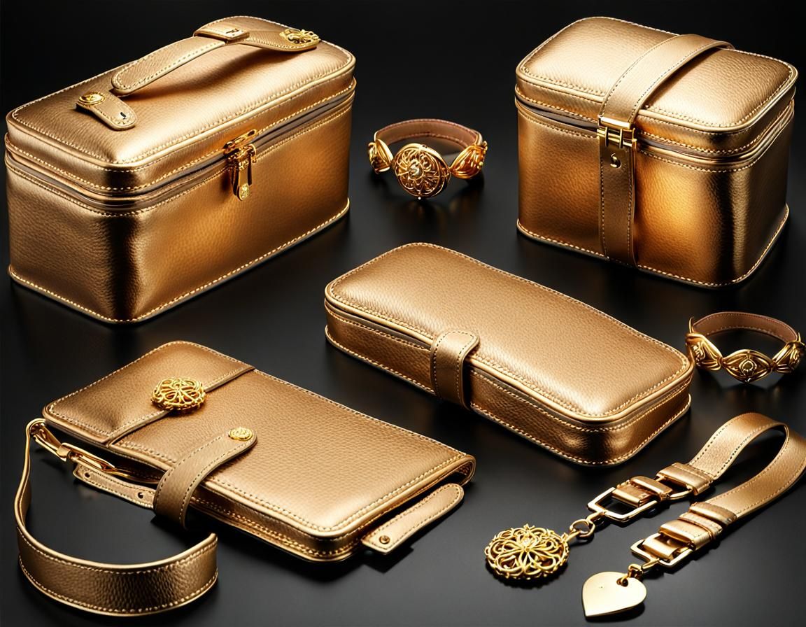 Jewellery Box #45 - Metallic Gold