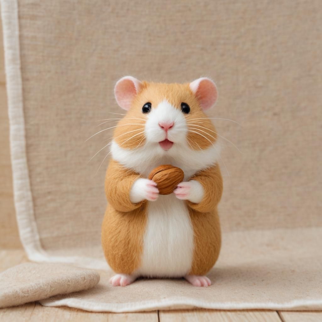 Felt hamster