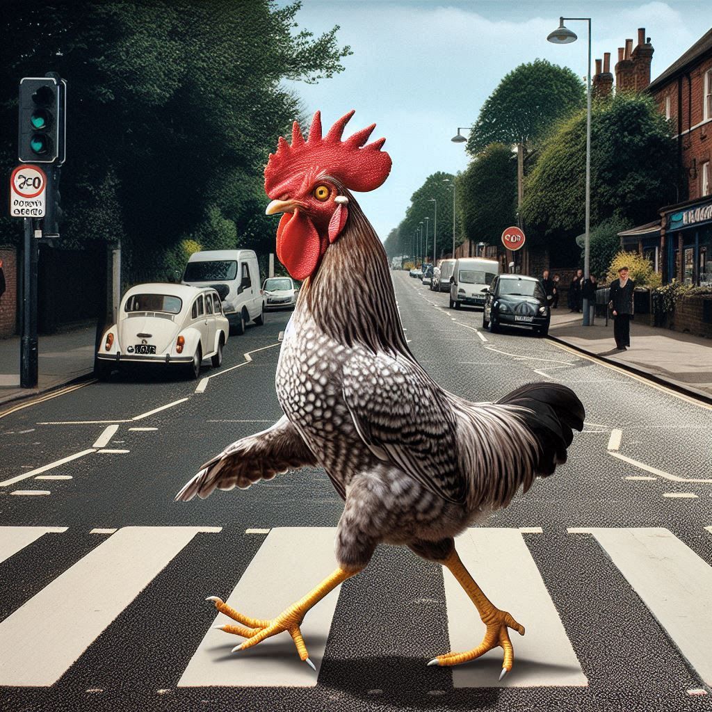 Why did the chicken cross Abbey Road?