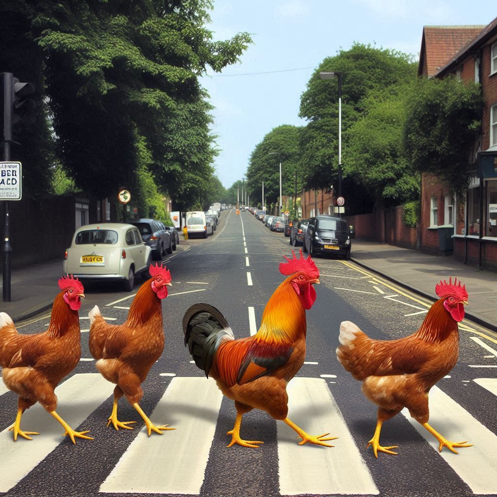 Why did the chicken cross Abbey Road?