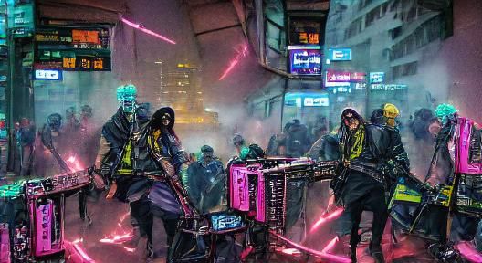 Cyberpunk riot