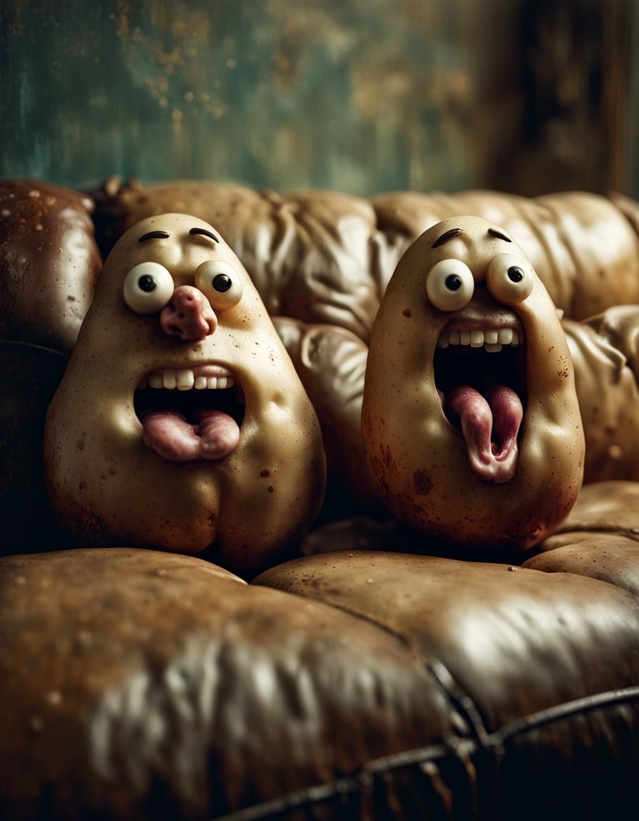 Yawning couch potatoes. 🥱