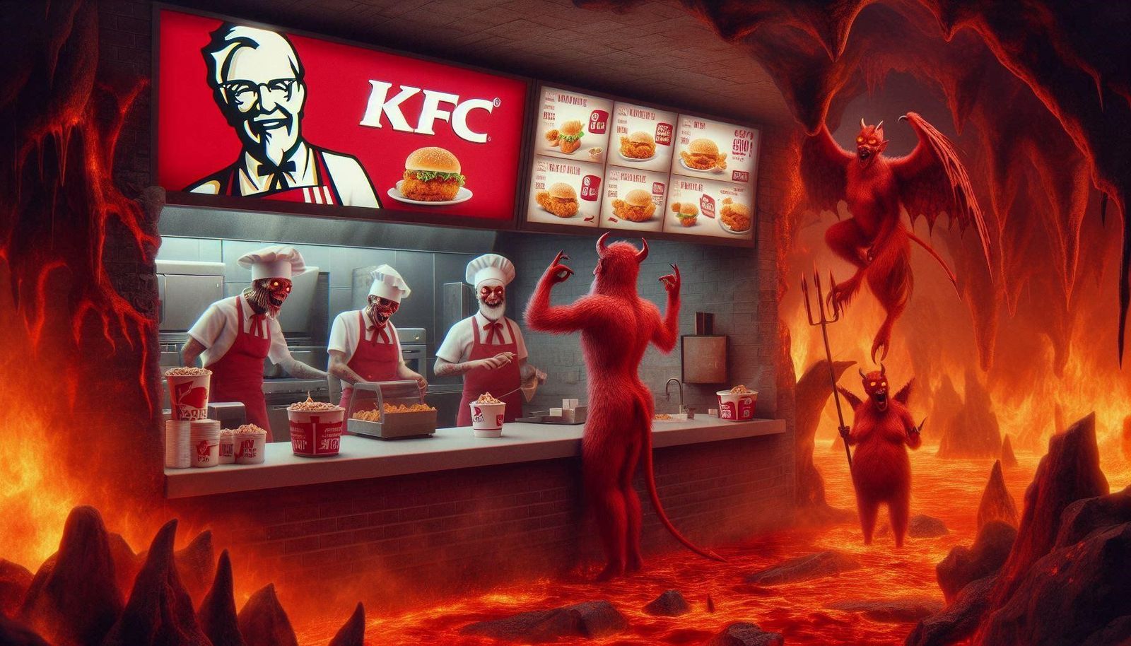 KFC in Hell