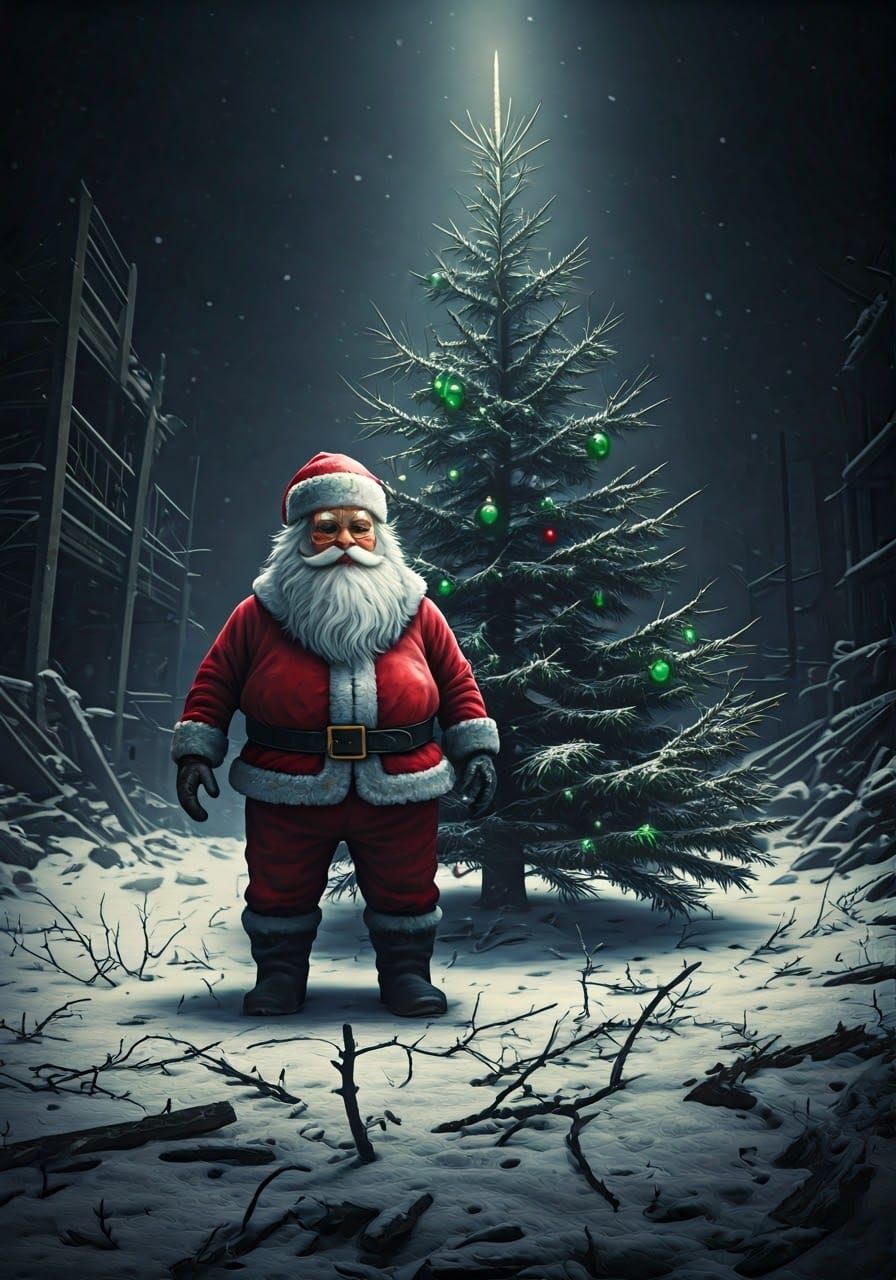 The end of the world, Armageddon, robot Santa Claus, Chrisma...