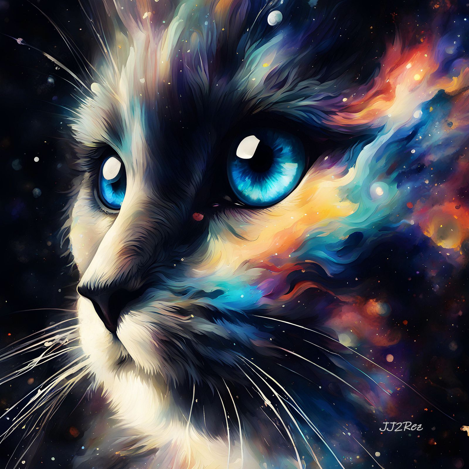 The Cat Constellation 2  by @Le RoyFol