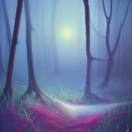 Misty Grass