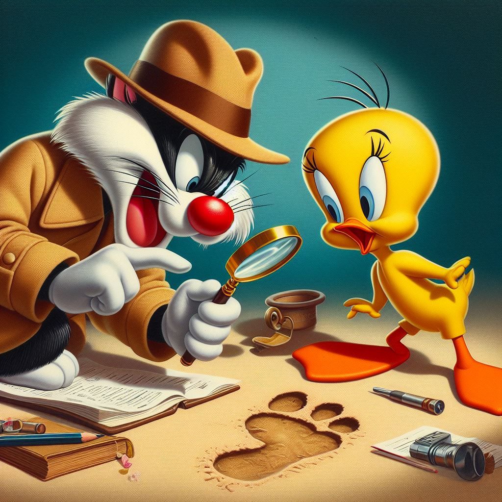 "Suffering Succotash... Tweety, I think Bugs needs our help!...