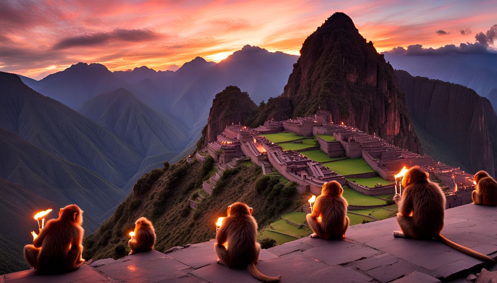 Guardians of the Ancient Inka Village.