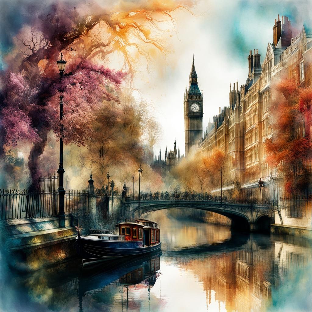 Sunny day in London  by @Zippote