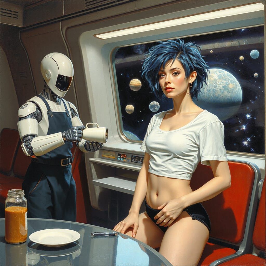 Relaxing in her Ripley Suit  by @Miriam Wolfdaughter