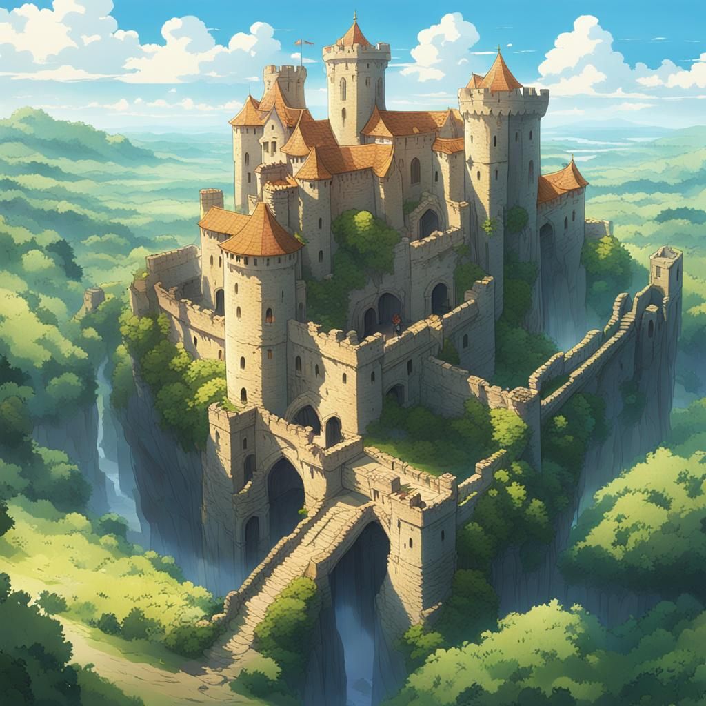 Ruins of a medieval castle