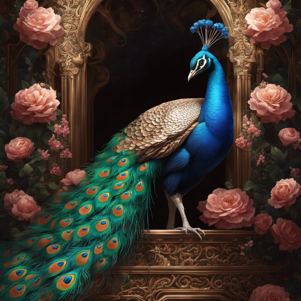 The peacock  by @Art variety