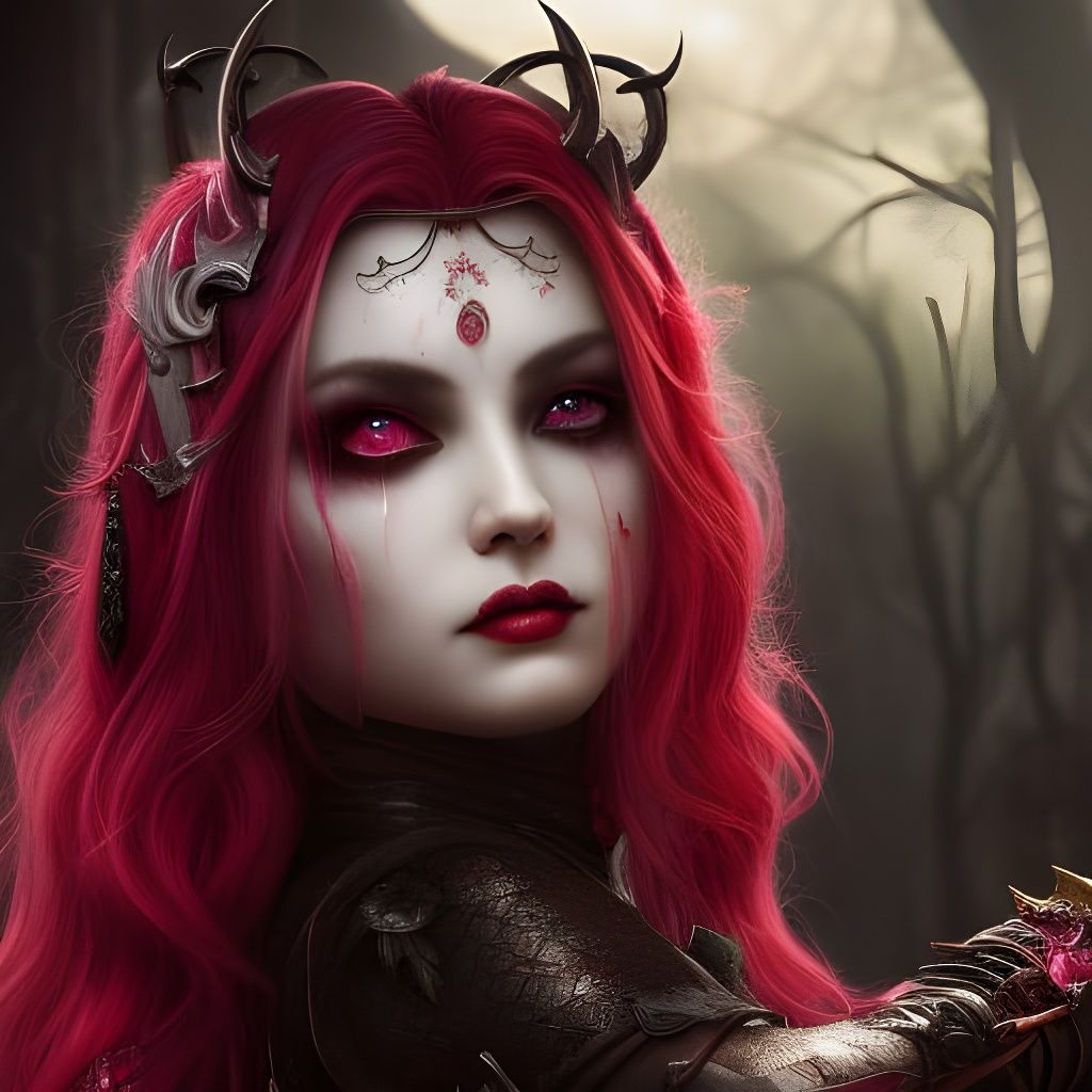 Goth queen - AI Generated Artwork - NightCafe Creator