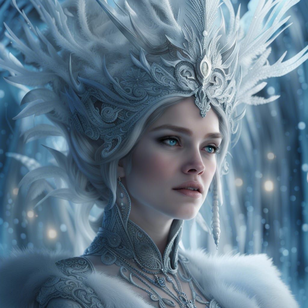snow queen  by @Sirlina